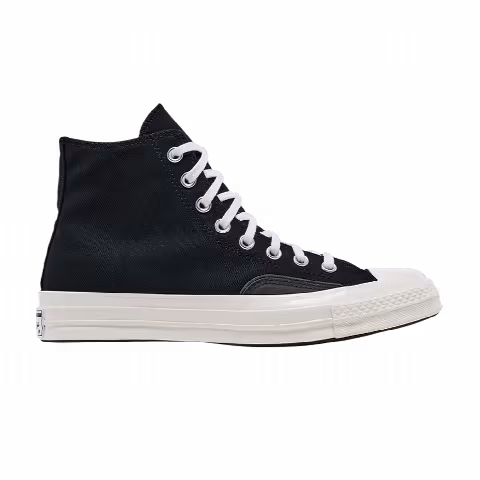 Converse Chuck 70 Luxe High 'Black Dark Matter Fuzzy Laces'