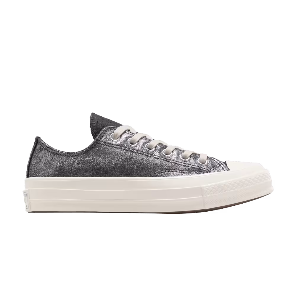 Converse Chuck 70 Low Suede Shimmer - Vamp Pyre Black