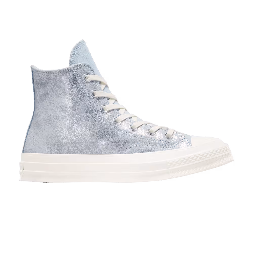 Converse Chuck 70 High Suede Shimmer - Winter Slay Blue