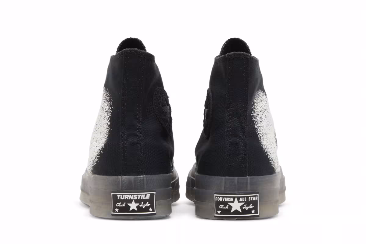 Turnstile x Converse Chuck 70 High Blackout, view 7