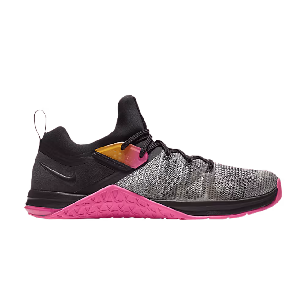 Nike Women's Metcon Flyknit 3 Black Fuchsia