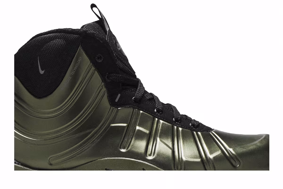 Nike Air Bakin Posite Medium Olive, view 3