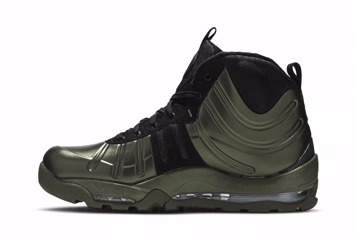 Nike Air Bakin Posite Medium Olive, view 4