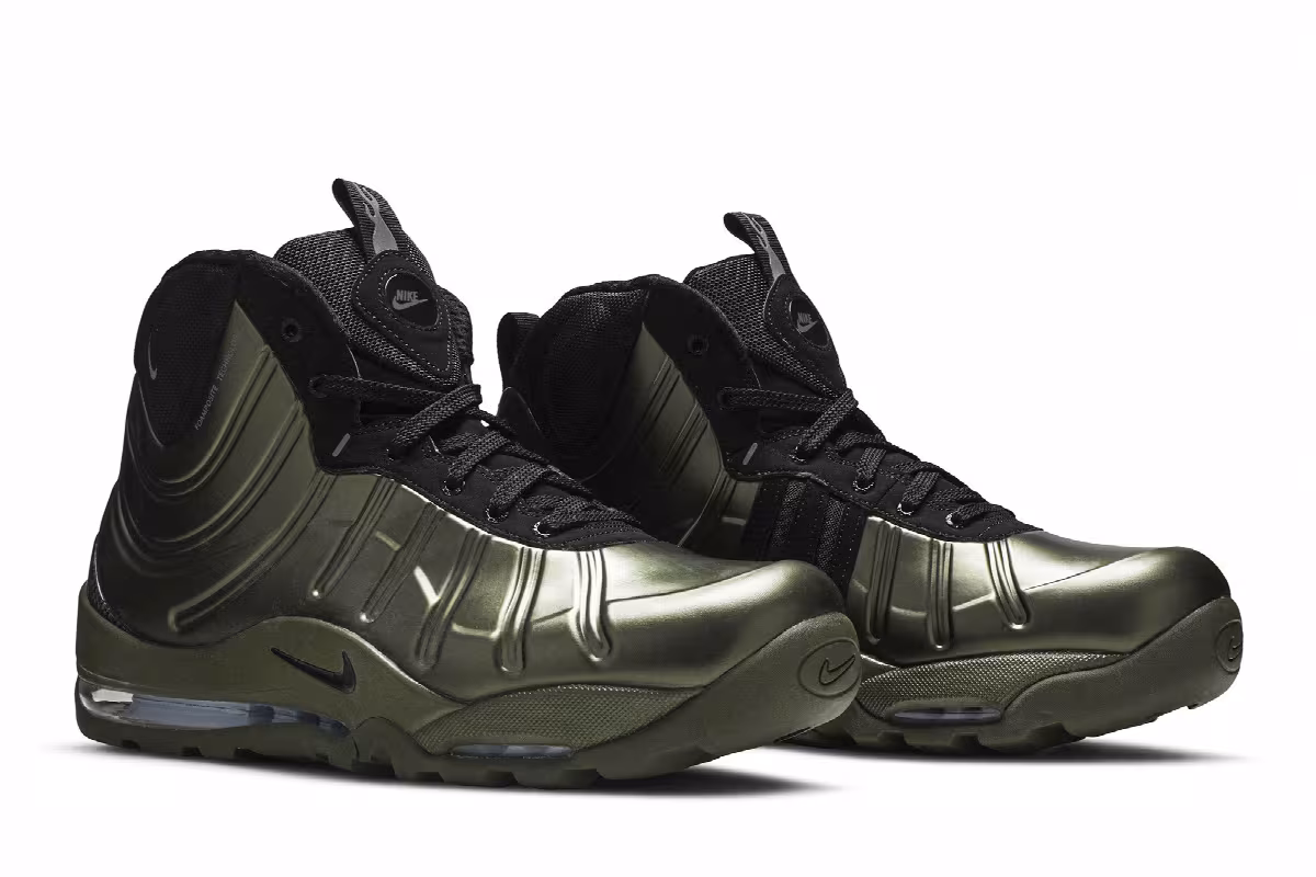 Nike Air Bakin Posite Medium Olive, view 9