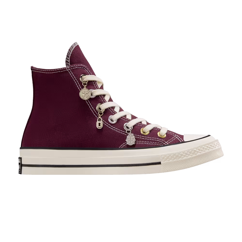 Converse Women's Chuck 70 High Luck Charms - Orchid Abyss Gold