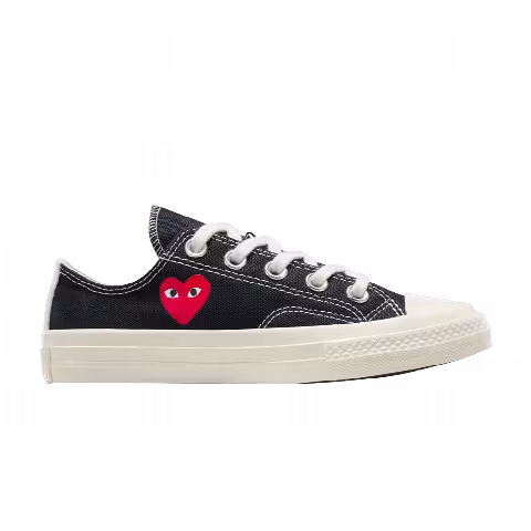 Comme des Garçons PLAY x Converse Chuck 70 Low PS 'Single Heart - Black'