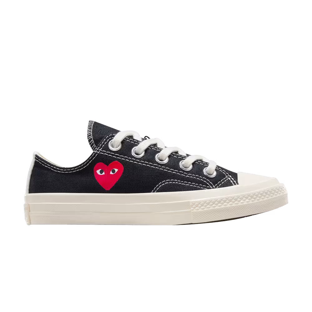 Comme des Garçons PLAY x Converse Chuck 70 Low PS Single Heart - Black