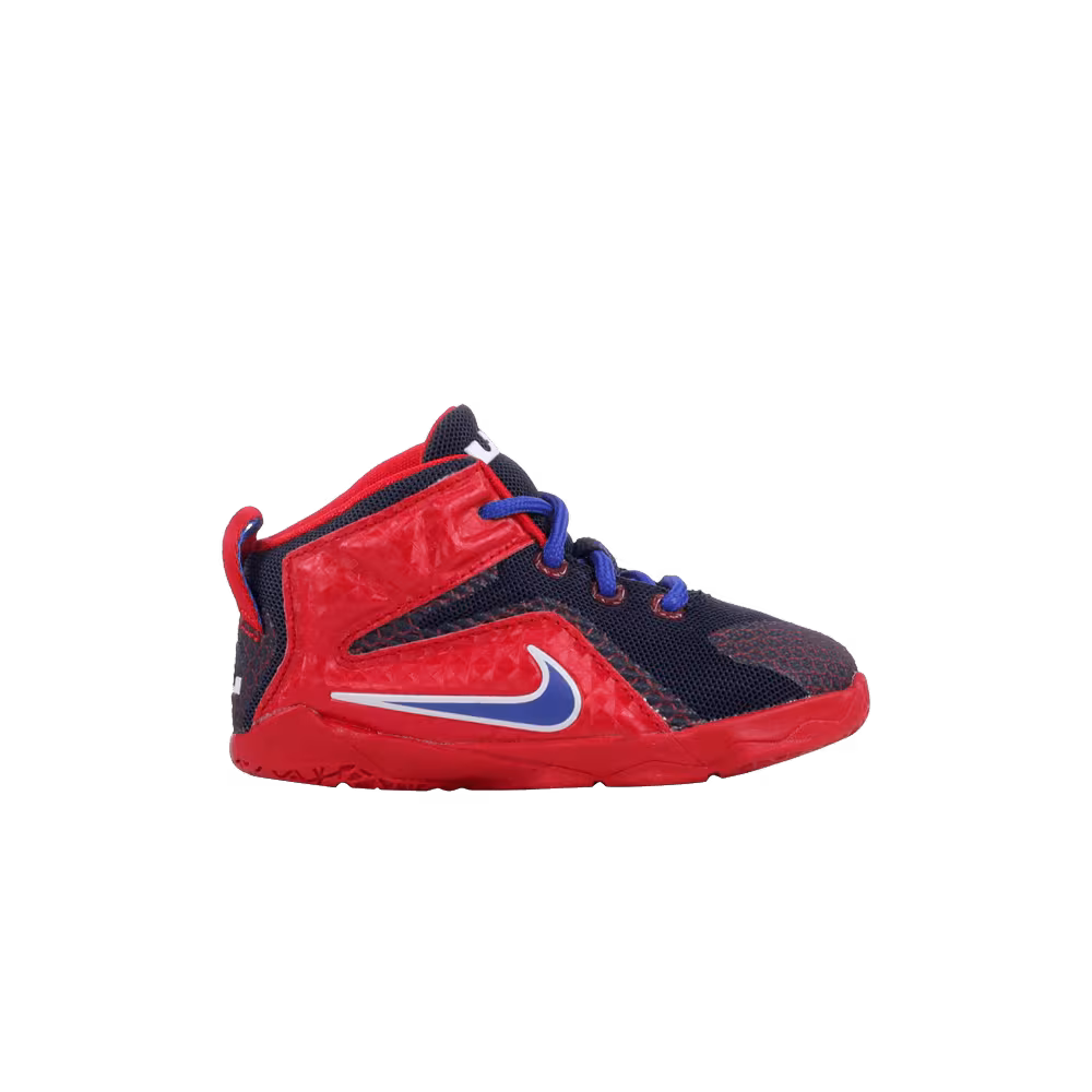 Nike LeBron 12 TD Red Navy