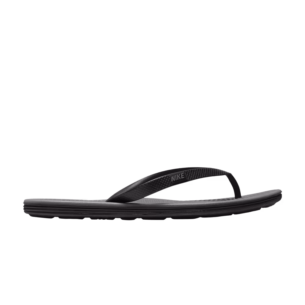 Nike Solarsoft Thong 2 Black Cool Grey