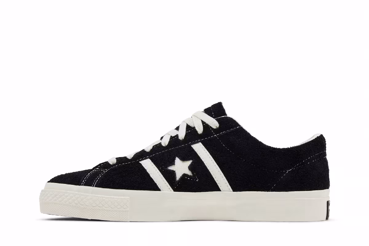 Converse One Star Academy Pro Suede Black Egret, view 4