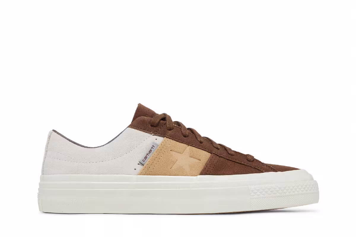Carhartt WIP x Converse One Star Academy Pro Low Starfish Dark Earth, view 2