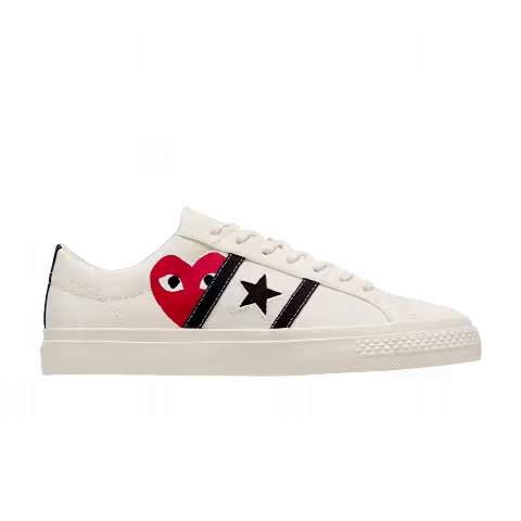 Comme des Garçons PLAY x Converse One Star Academy Pro 'Milk Black'