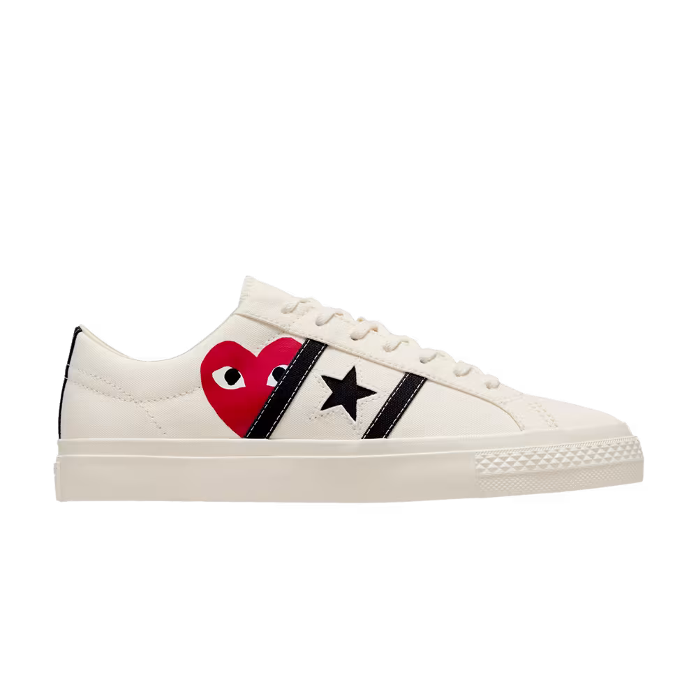 Comme des Garçons PLAY x Converse One Star Academy Pro Milk Black