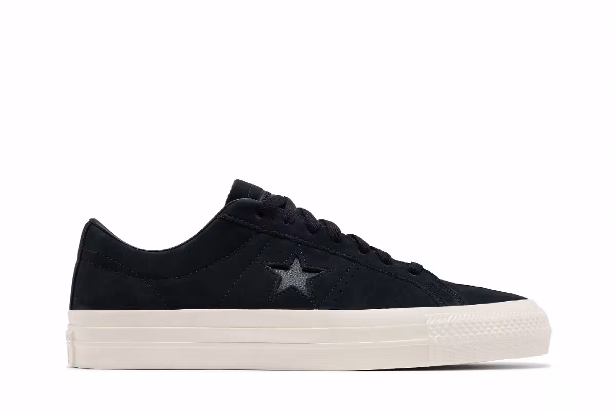 Converse One Star Pro Low Black Egret, view 2