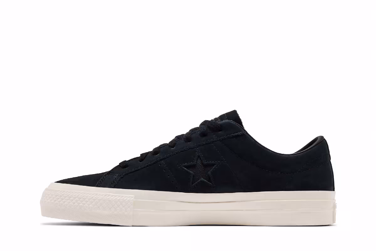 Converse One Star Pro Low Black Egret, view 4