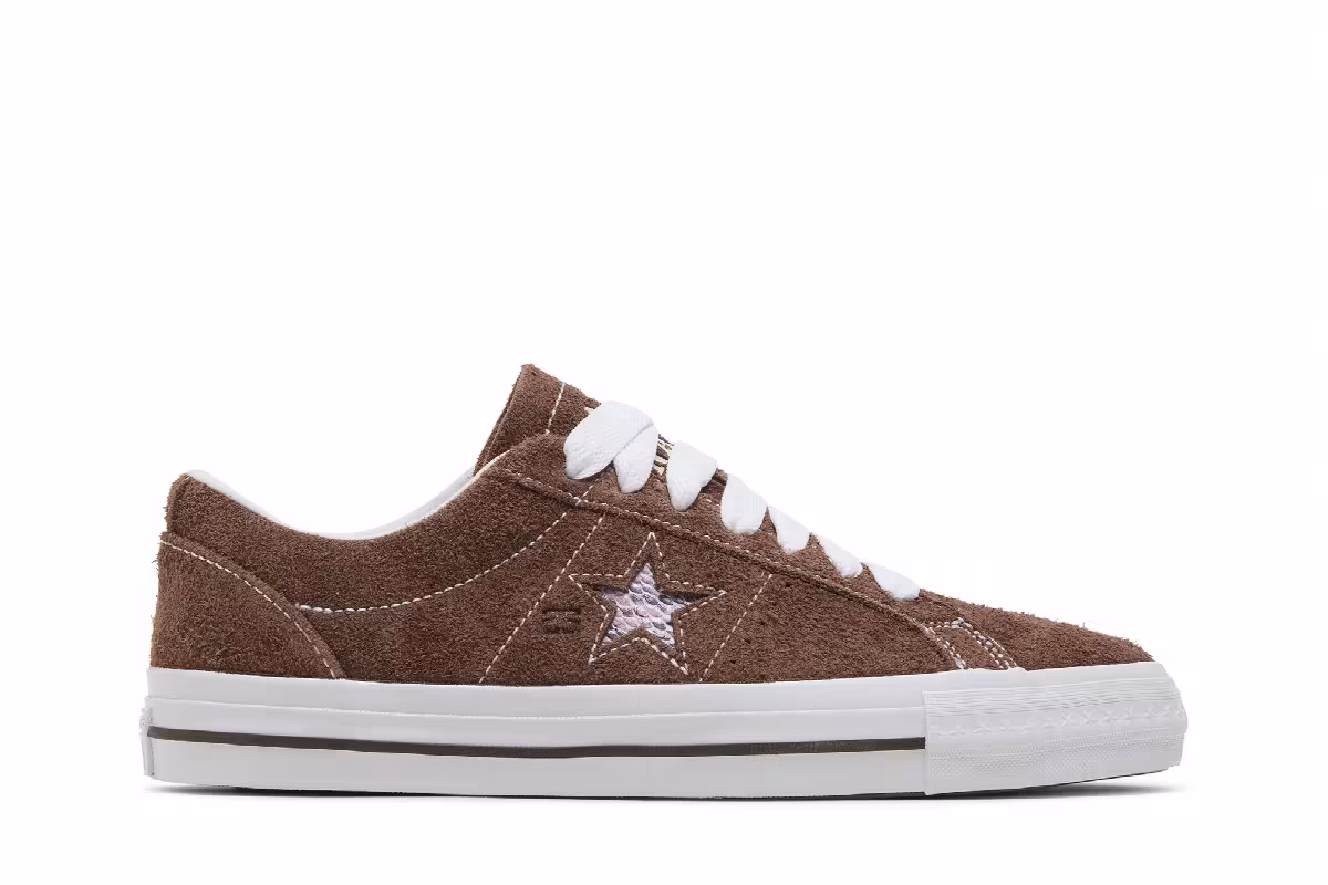 Quartersnacks x Converse One Star Pro Low Dark Clove, view 2