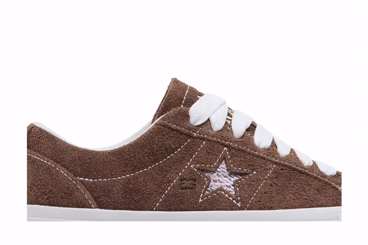 Quartersnacks x Converse One Star Pro Low Dark Clove, view 3