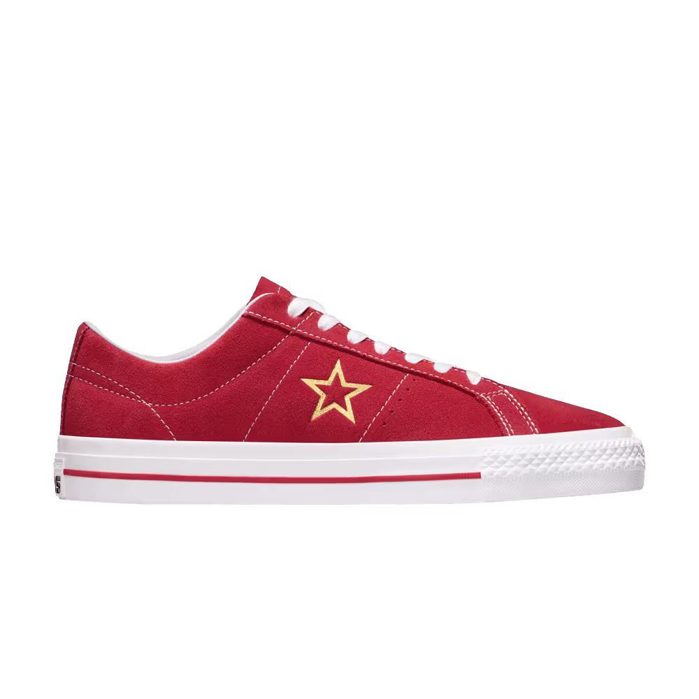 Converse One Star Pro Suede Low Varsity Red