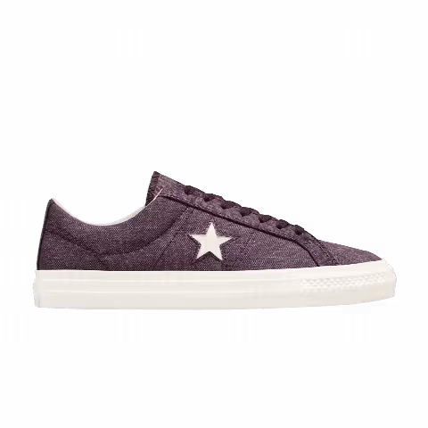 Converse One Star Pro Low 'Washed Canvas - Black Cherry'
