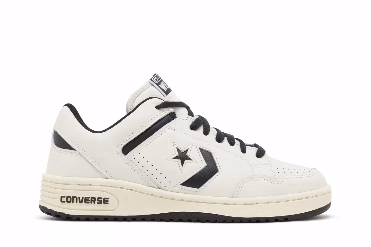 Converse Weapon Low Old Money Pack - White Black, view 2
