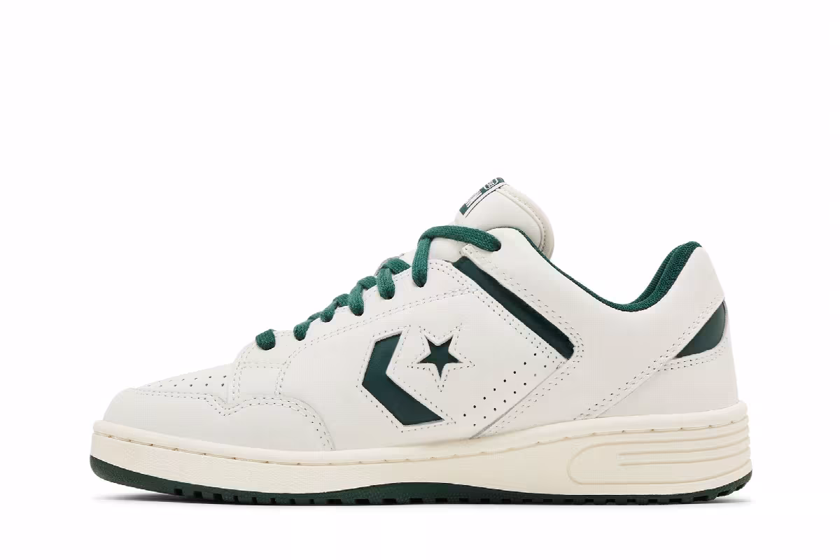 Converse Weapon Low Green Envy Vintage White, view 4