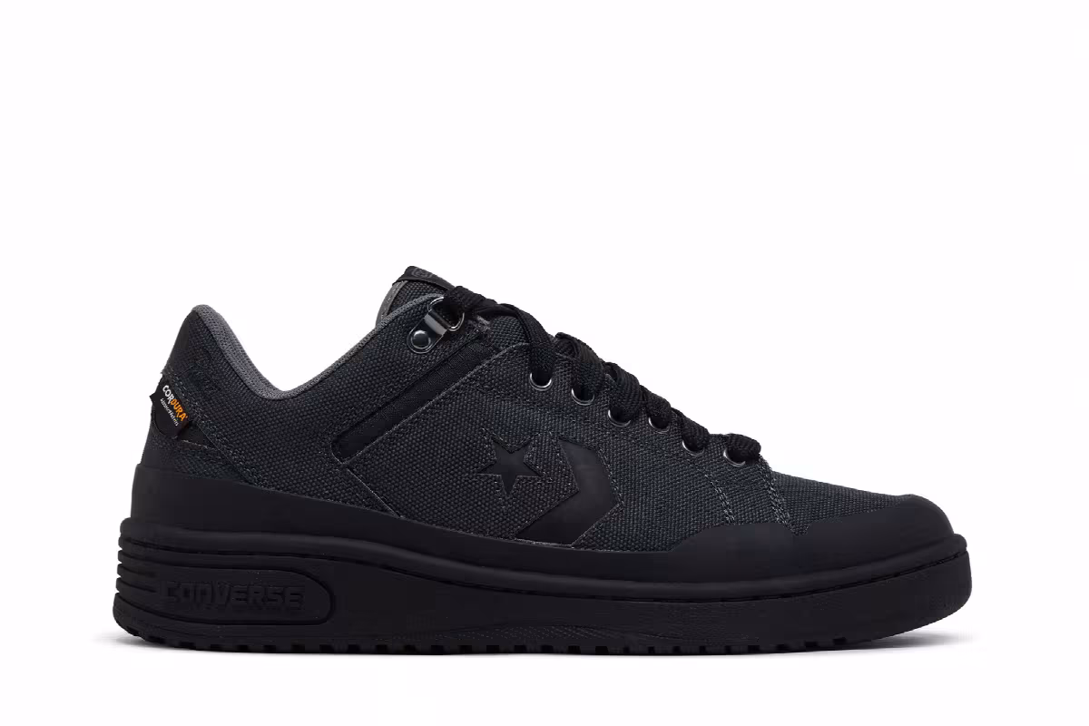 Patta x Converse Weapon Low Black Grey, view 2