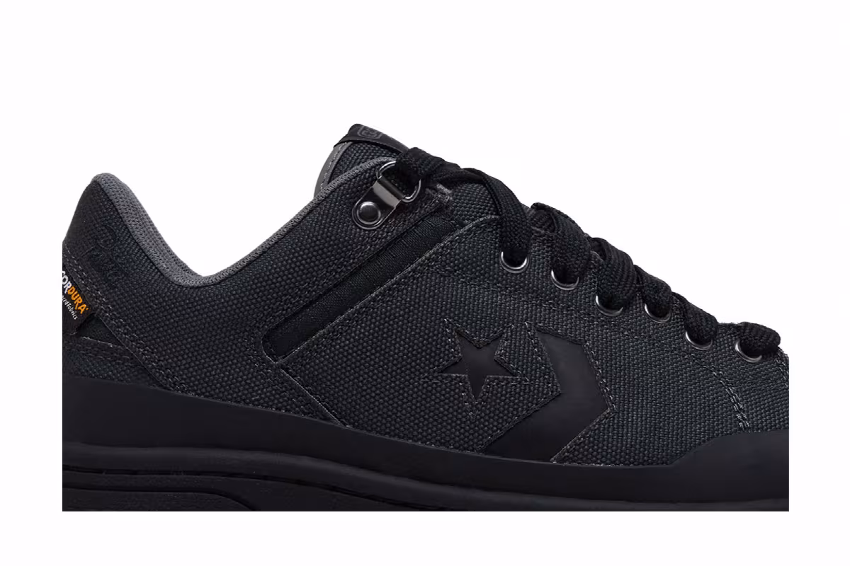 Patta x Converse Weapon Low Black Grey, view 3