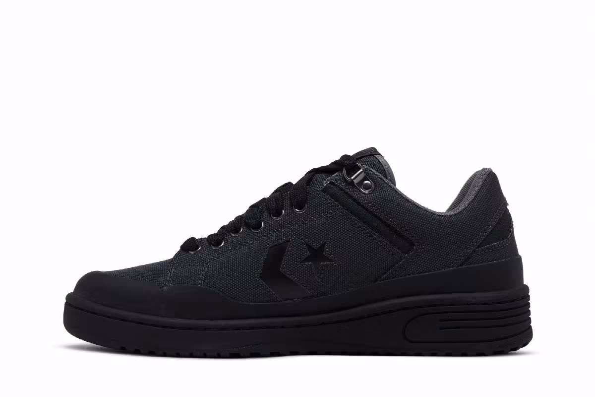 Patta x Converse Weapon Low Black Grey, view 4