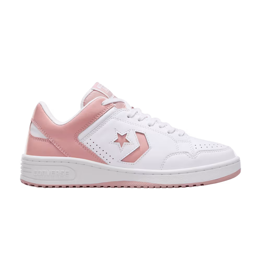 Converse Weapon Low White Static Pink