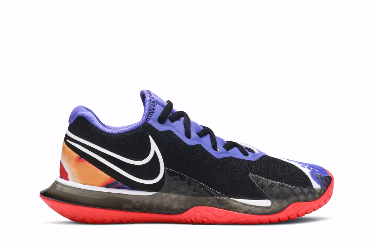 Nike Women's Court Air Zoom Vapor Cage 4 Persian Violet Crimson, view 2