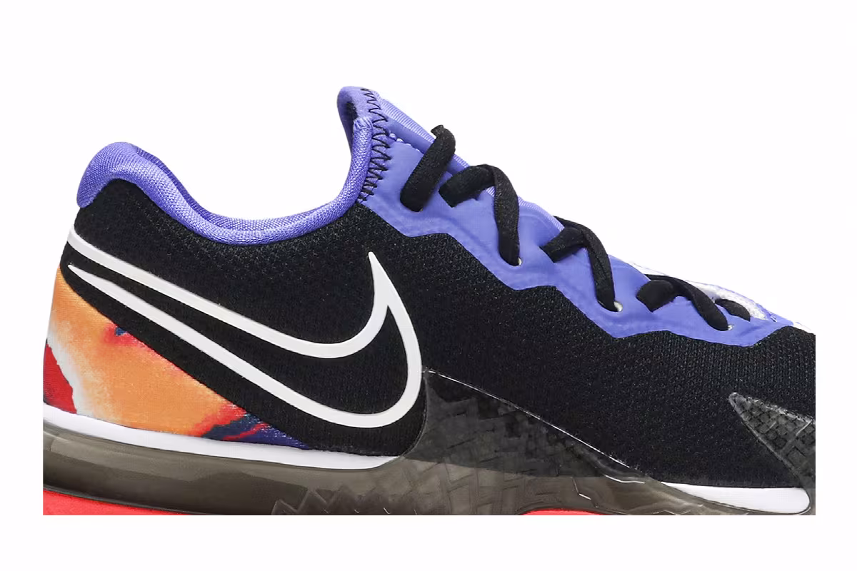 Nike Women's Court Air Zoom Vapor Cage 4 Persian Violet Crimson, view 3