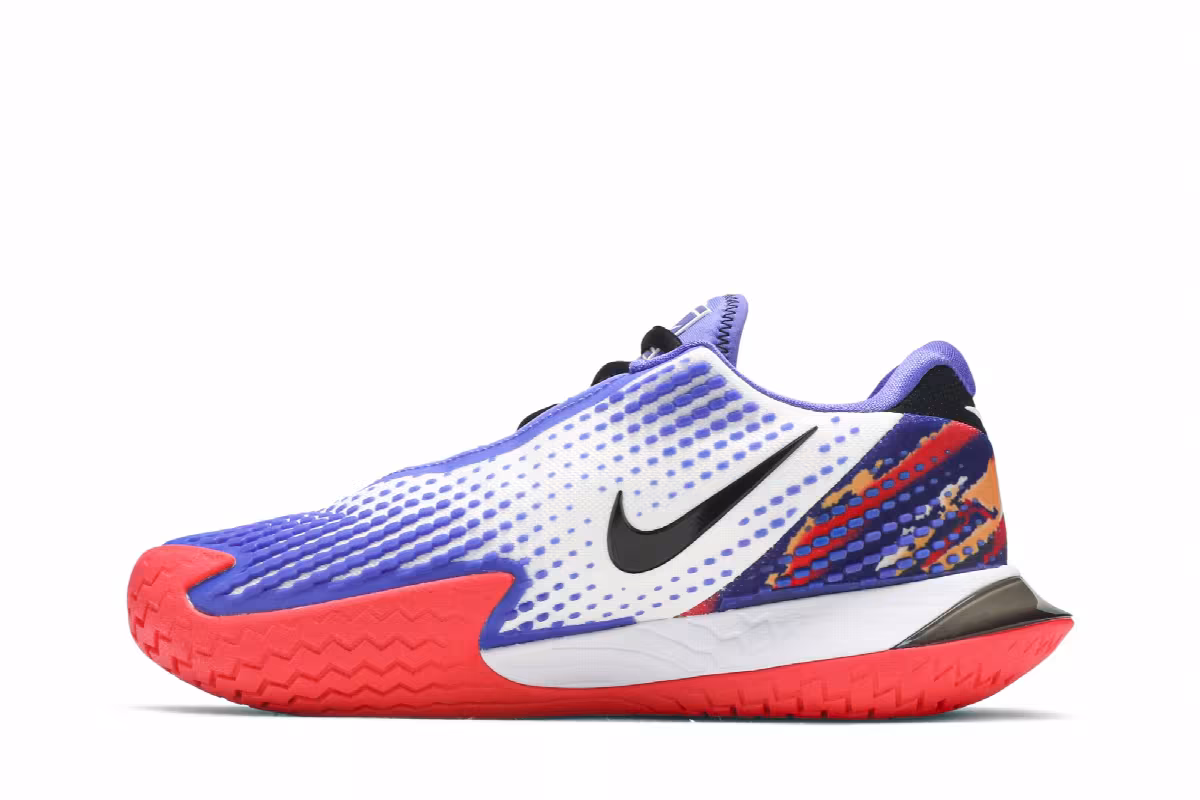 Nike Women's Court Air Zoom Vapor Cage 4 Persian Violet Crimson, view 4