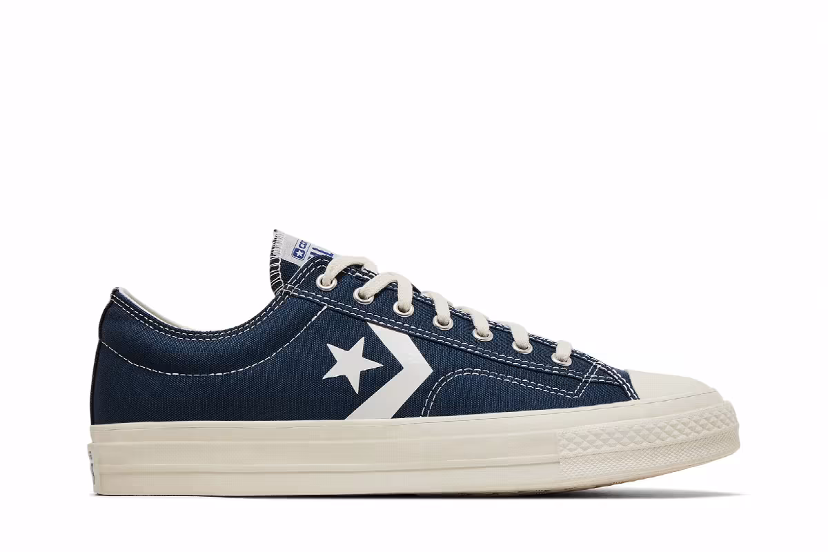 Converse Star Player 76 Low Navy Vintage White, view 2