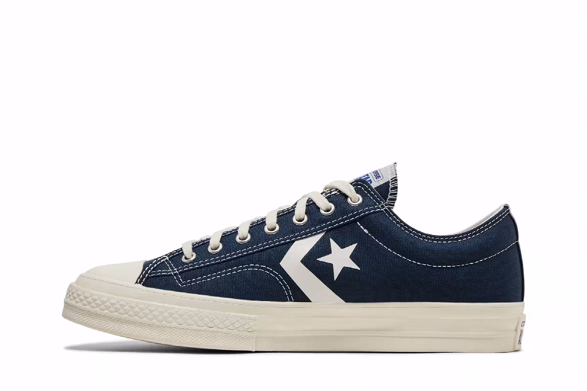 Converse Star Player 76 Low Navy Vintage White, view 4