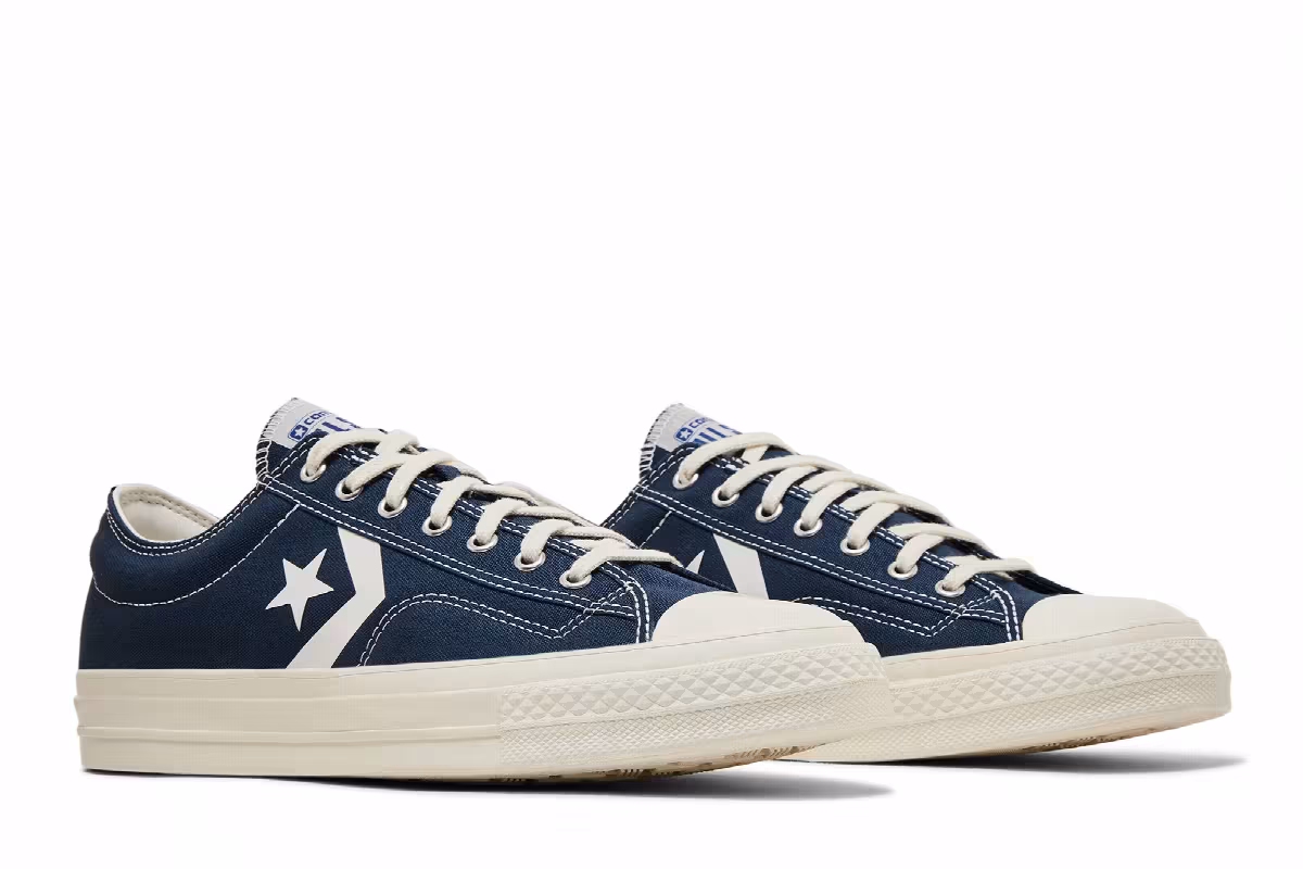 Converse Star Player 76 Low Navy Vintage White, view 9