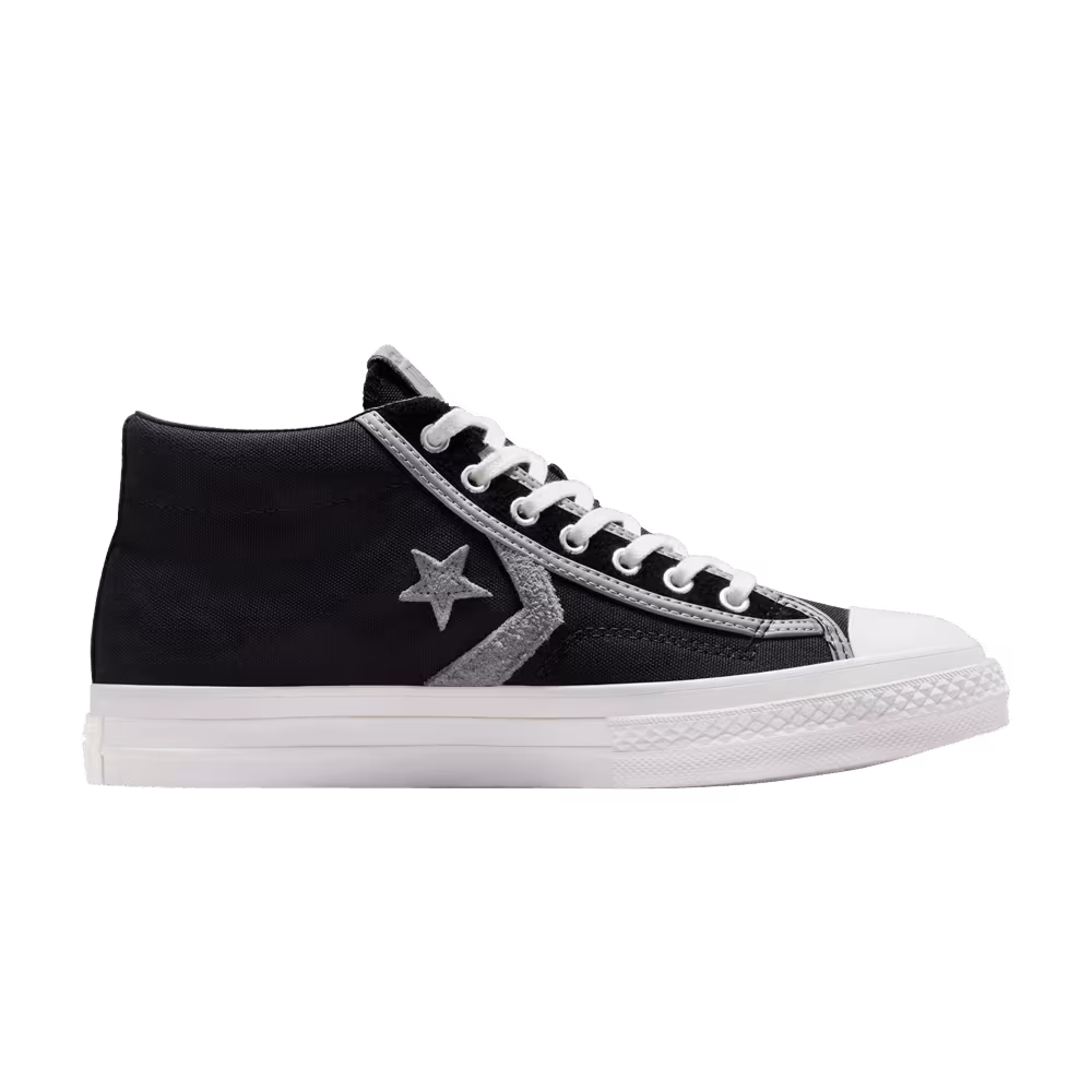 Converse Star Player 76 Luxe Mid Black Classic Grey