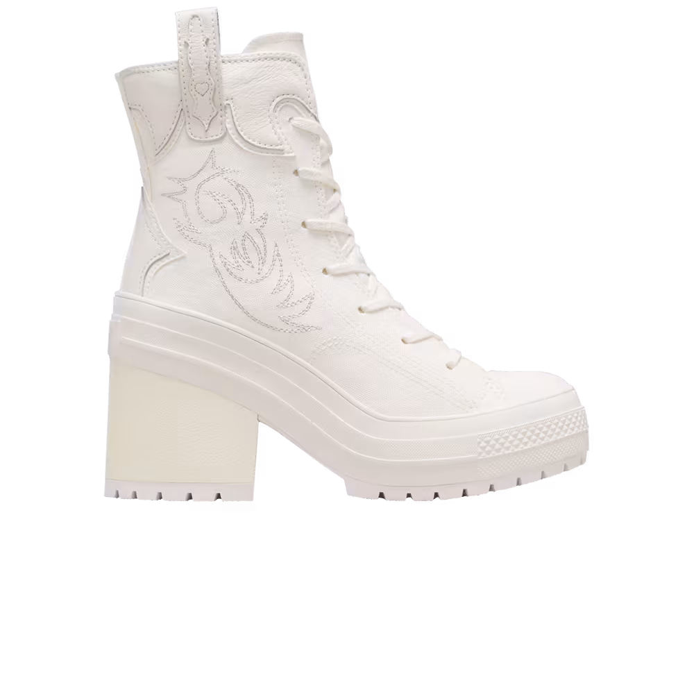 Converse Women's Chuck 70 De Luxe Heel Platform High Western Embroidery