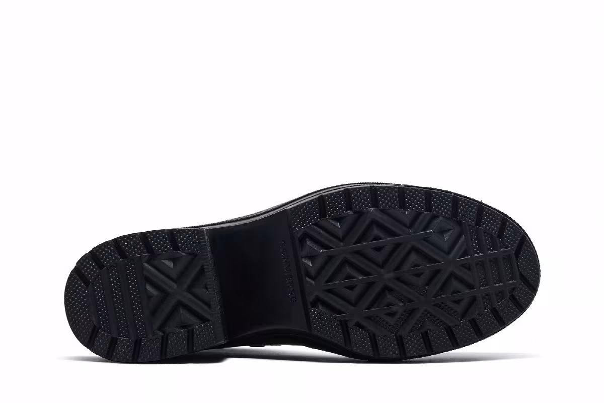 Converse Women's Chuck 70 De Luxe Heel XX Platform High Triple Black Patent, view 5