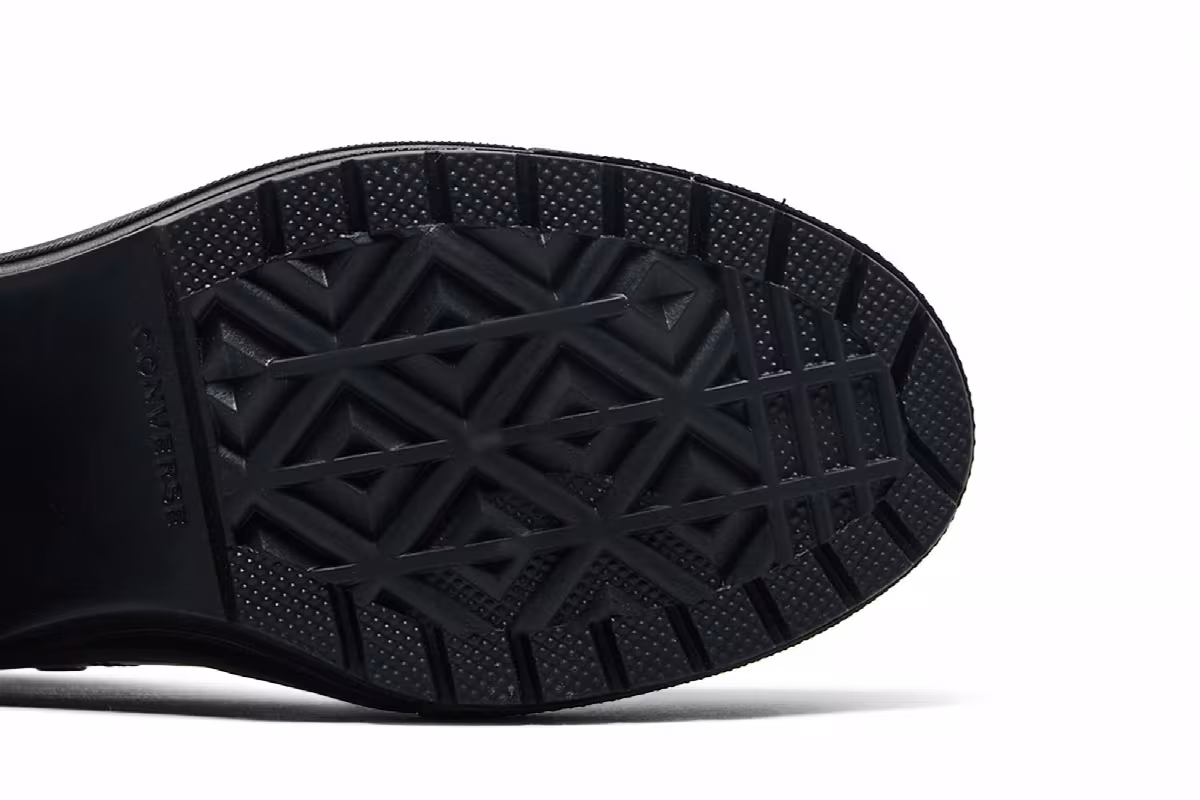 Converse Women's Chuck 70 De Luxe Heel XX Platform High Triple Black Patent, view 6