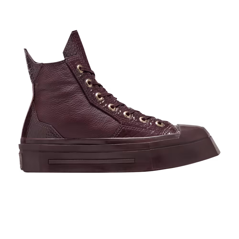 Converse Women's Chuck 70 De Luxe Squared High Bloodstone Croc