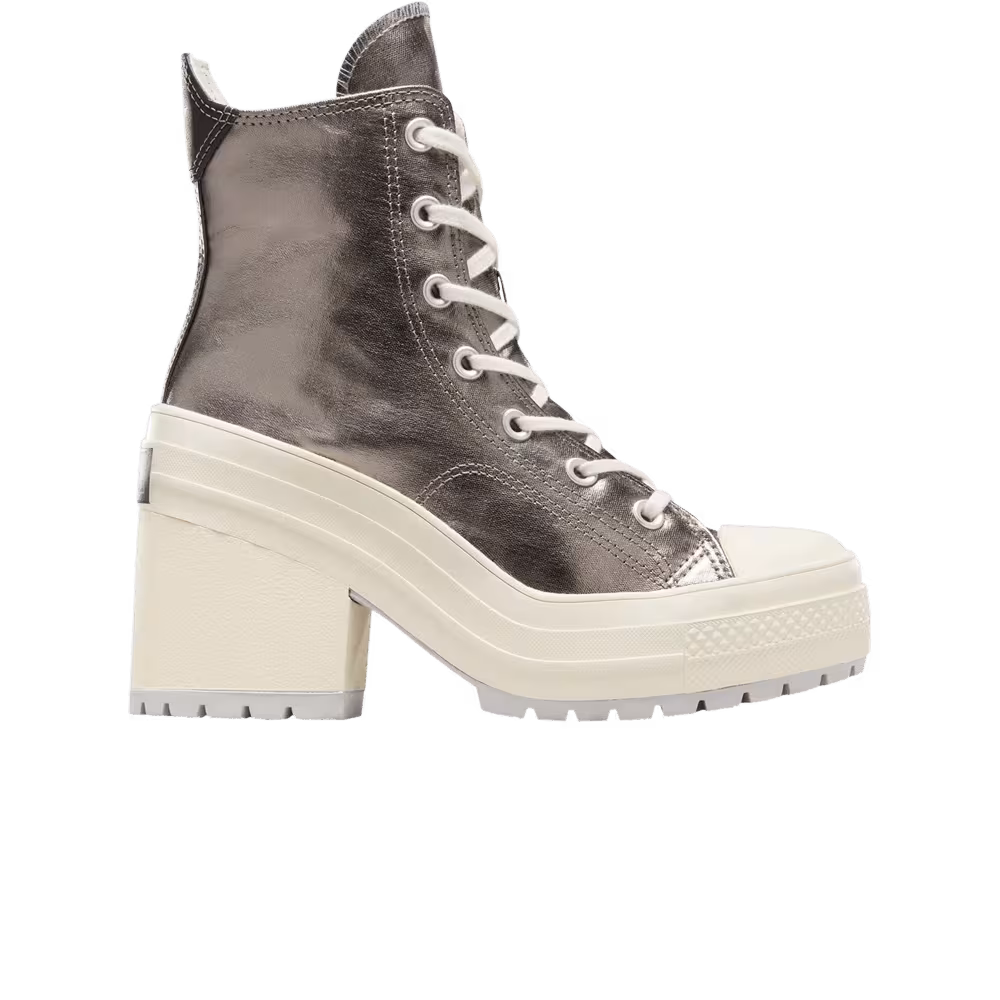 Converse Women's Chuck 70 De Luxe Heel High Metallic Gunmetal