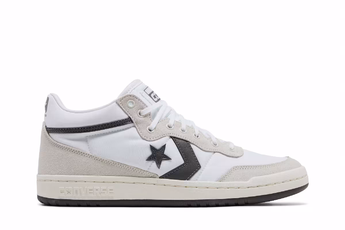 Converse Fastbreak Pro Mid White Vaporous Grey, view 2