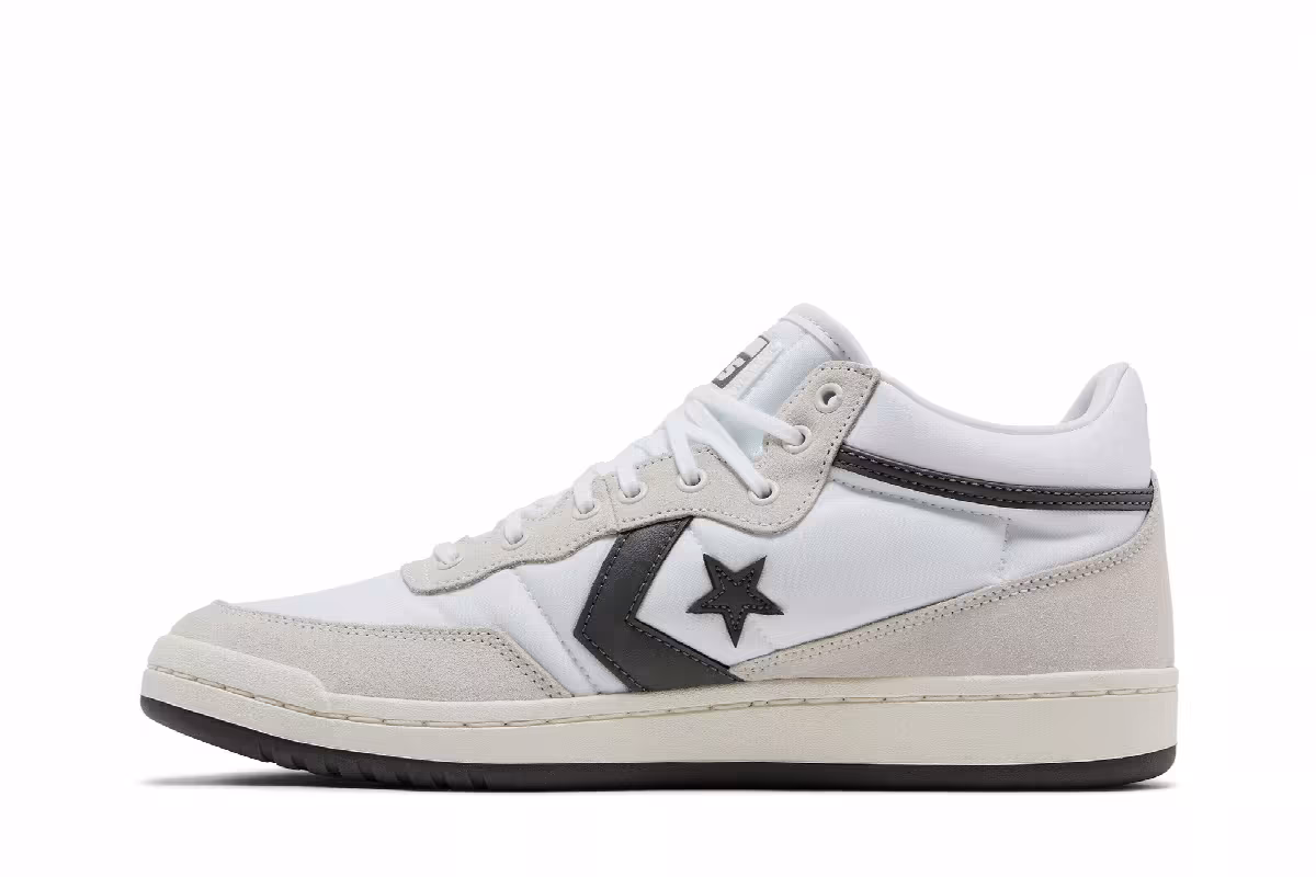 Converse Fastbreak Pro Mid White Vaporous Grey, view 4