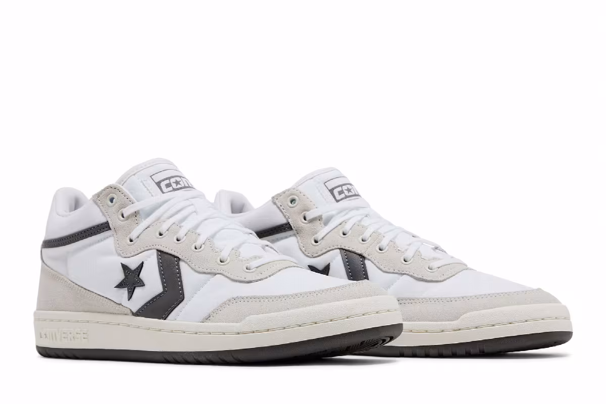 Converse Fastbreak Pro Mid White Vaporous Grey, view 9