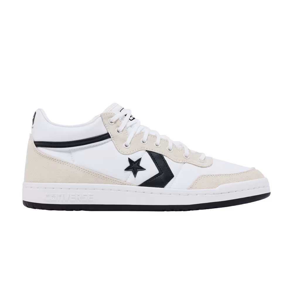 Converse Fastbreak Pro Mid White Black Egret