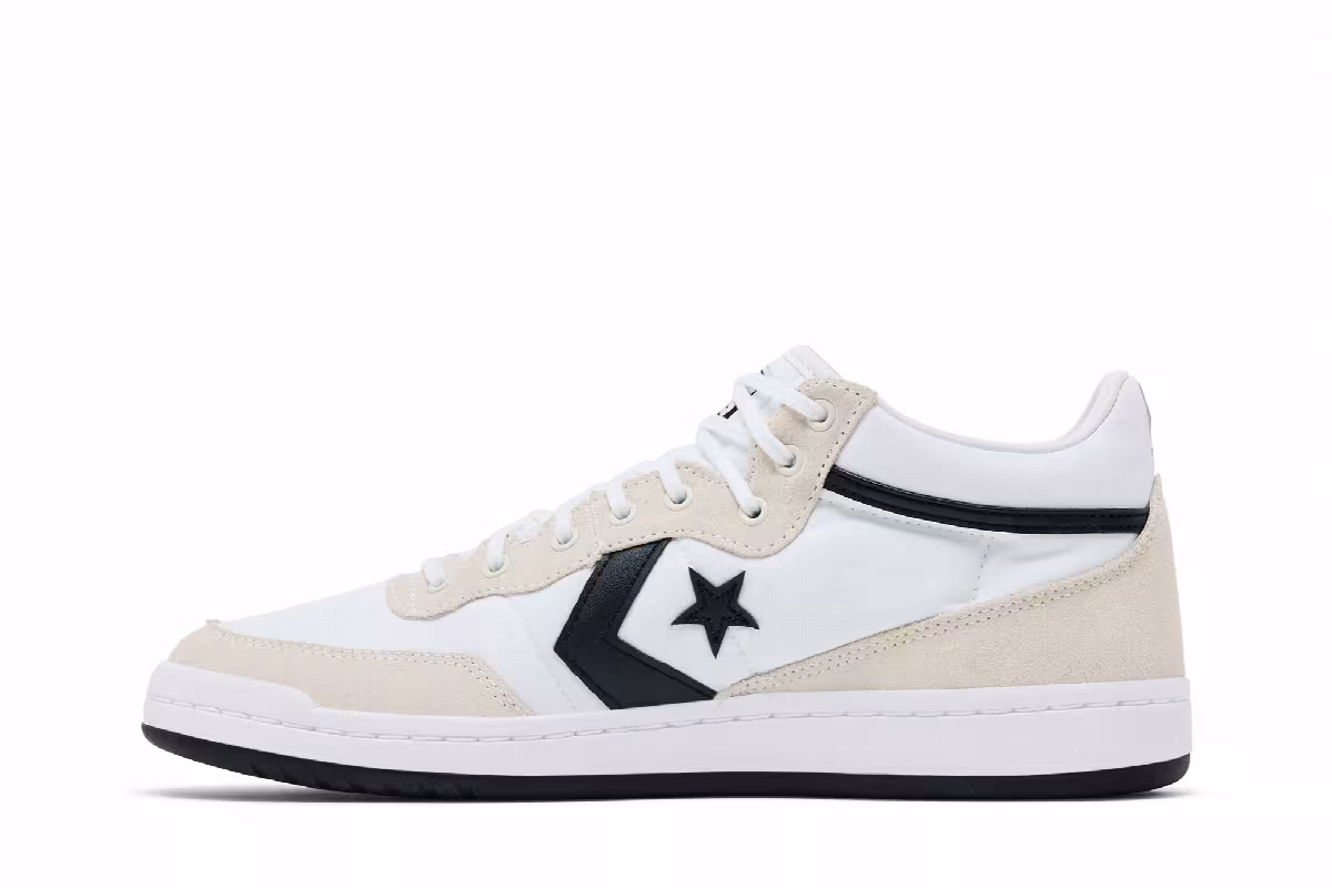 Converse Fastbreak Pro Mid White Black Egret, view 4