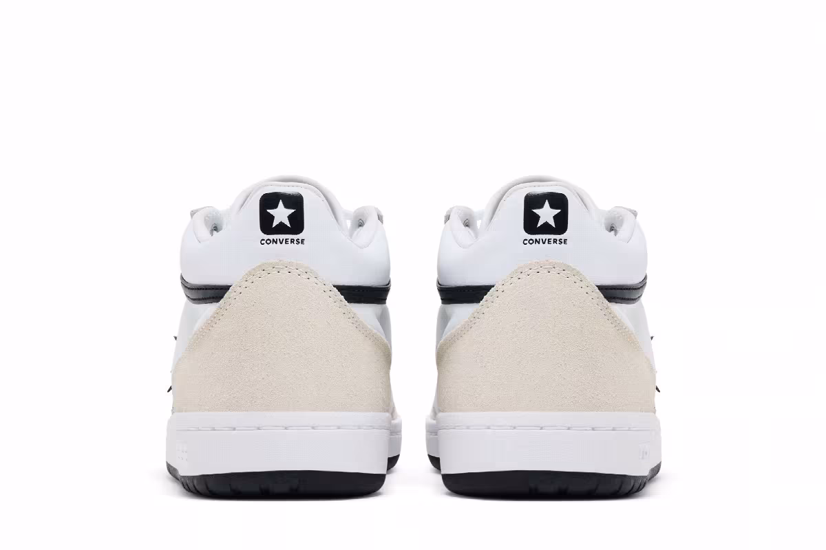 Converse Fastbreak Pro Mid White Black Egret, view 7
