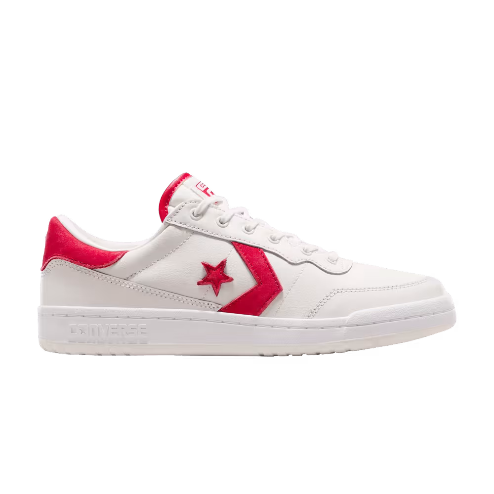 Converse Fastbreak Pro Leather Low Vintage White Red