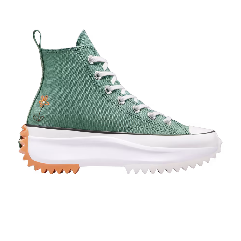 Converse Run Star Hike Platform High Little Flowers