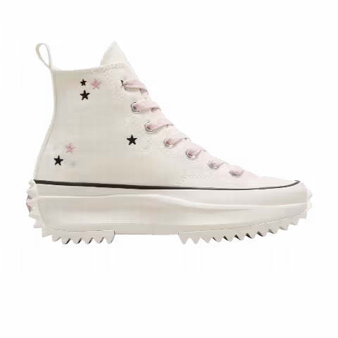 Converse Run Star Hike Platform High 'Embroidered Stars - Egret Lotus Pink'